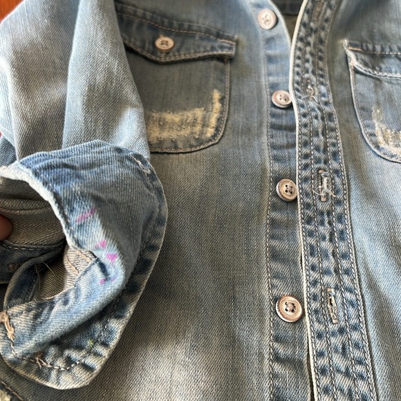 Denim button up shirt - Picture 3 of 4